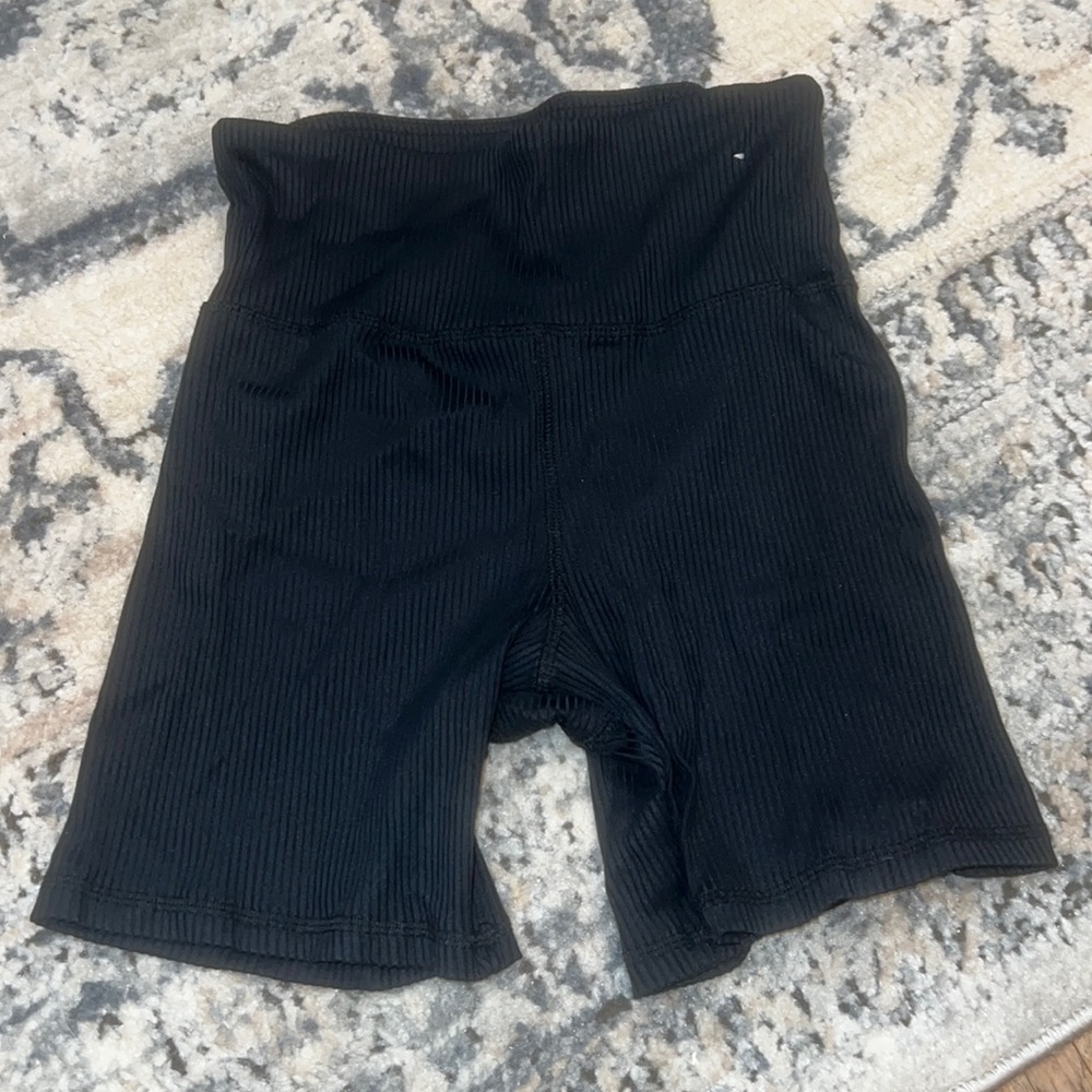 Black Biker Shorts- M